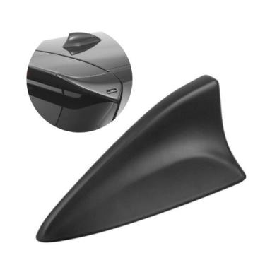 Imagem de Antena tubarão preto fosco universal - Shark Fin - GRUD COMERCIO AUTOM