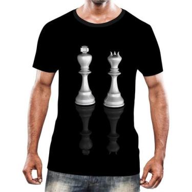 Imagem de Camisa Camiseta Jogo Tabuleiro Xadrez Rei Torre Rainha HD 4 - Enjoy Sh
