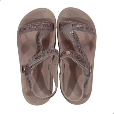 Imagem de Sandália Feminina Melissa Stripes M-Lover Metallic Rosa Metalizado