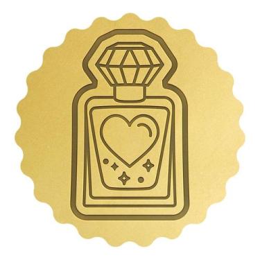 Imagem de Cortador Biscoito Perfume Tampa de Diamante - DOCE IMPRESSO, 5,5cm