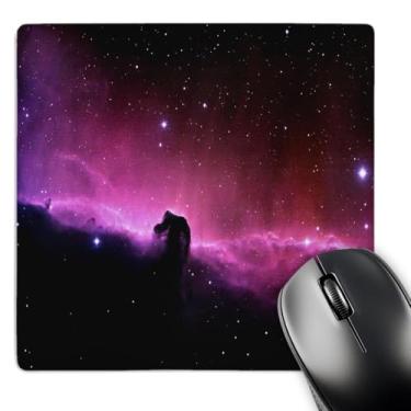 Imagem de 3dRose Mouse pad LLC 20 x 20 x 0,63 cm, imagem de nebulosa de cabeça de cavalo conforme capturada pela NASA (mp_80626_1)