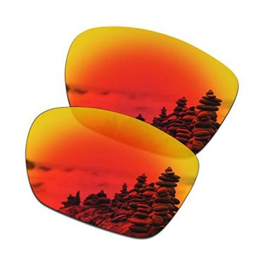 Imagem de SmartVLT Lentes de reposição masculinas vermelhas para óculos de sol Oakley TwoFace XL OO9350