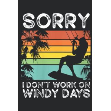Imagem de Womens Kiteboarding windy Days Beach Wind Kite Surfing Kitesurfer Art Graphic: Lined Journal Notebook To Do Schedule, Medium 6x9 Inches, 100 Pages, Printed Cover