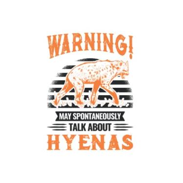 Imagem de Hyena Notebook: May Spontaneously Talk About Hyena's Hyena / 6X9 Inches / 120 Graph Sites Sites