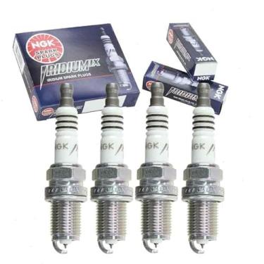 Imagem de 4 velas de ignição NGK Iridium IX compatíveis com Honda Civic 1.8L L4 2010-2011