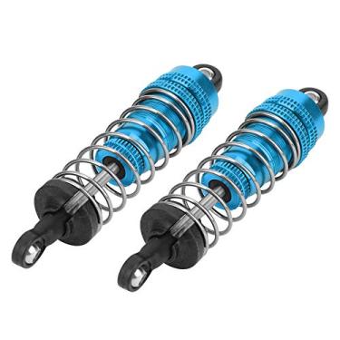 Imagem de Amortecedor de Suportes de Choque para Carro RC, Amortecedor de Carro RC, Metal Durável para Modelo de Carro RC 1/14 Modelo RC Carro de Controle Remoto Carro Rastreador RC (Azul)