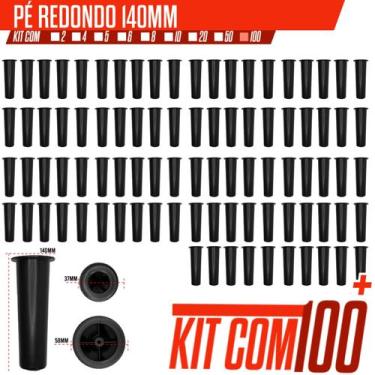 Imagem de 100 Peças pézinho para Cama Box Casal Armario Itatiaia Original de 14c