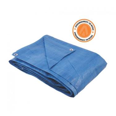 Imagem de Encerado 5x4m azul 70gr 100 micras - AJAX