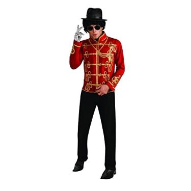 Imagem de Rubies Jaqueta masculina Michael Jackson Value Red Military Costume, Conforme mostrado., P