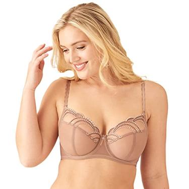 Imagem de Wacoal Sutiã feminino plus size com aro Evocative Edge, Roebuck, 34DDD