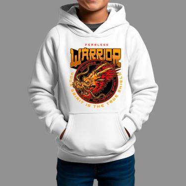 Imagem de Moletom Canguru Infanto Juvenil Algodão Casual Confortável Inverno Blu