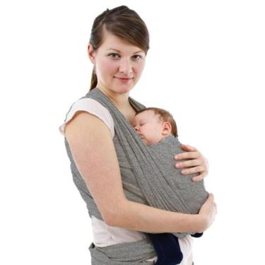 Imagem de Wrap Sling Caguru Carregador Passeio De Bebe Malha Respirável Liso Cin