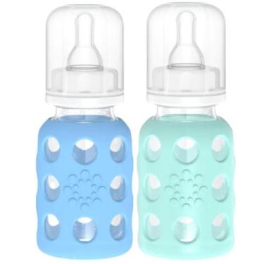 Imagem de Conjunto de 2 Mamadeiras Lifefactory 120ml - Cores Sky/Mint