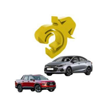 Imagem de Grampo Descanso da Vareta Capô Amarelo Cruze Hatch Sedan Montana Onix 