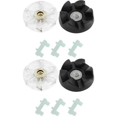 Imagem de Substituição de almofada de choque para NutriBullet com engrenagem de base superior e engrenagem de lâmina de borracha - liquidificador 600W 900W NB-101B NB-101S NB-201 (conjunto de 2)