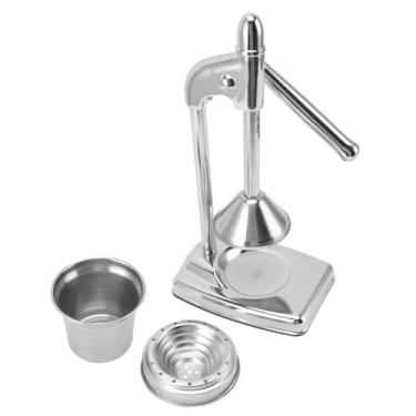 Imagem de MUNEFE Espremedor de limão, espremedor de frutas cítricas de aço inoxidável, espremedor manual de borracha para serviços pesados ​​para frutas cítricas, laranja, limão e outras