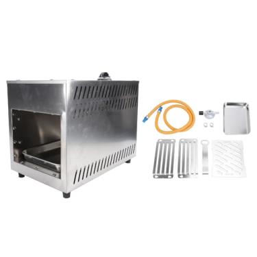 Imagem de Torradeira Comercial Sem Fumaça de 4000 W, Equipamento Elétrico de Restaurante para Bolo de Bife de Pão Com Alta Resistência Ao Calor, Aquecimento Rápido e Fácil Lavagem