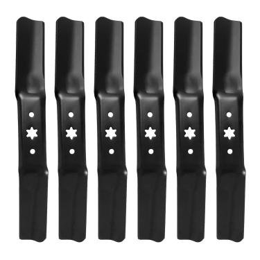 Imagem de budrash Lâminas de cortador de grama 942-05056A adequadas para deck Zero Turn de 137 cm - 742-05056 Lâmina de elevação média compatível com Cub Cad et RZT-L54 XT1 XT2, trator de grama Troy-Bilt,