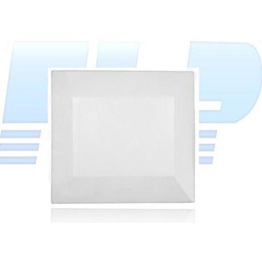 Imagem de Placa Espelho Cego De Parede Sem Furo Branco 4x4 Dubai