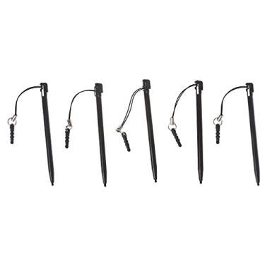 Imagem de caralin Caneta profissional portátil resistiva para tela sensível ao toque Stylus ponta dura com corda antipoeira para POS 5 ABS