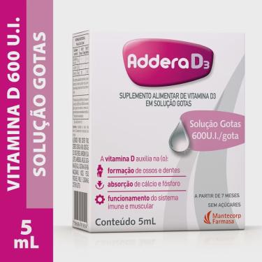 Imagem de Addera D3 600UI gotas 5ML