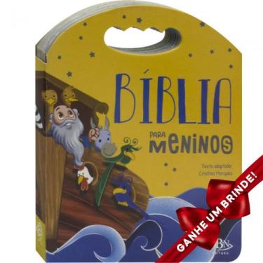 Imagem de Bíblia para Meninos Capa Dura  SBN  Crianças Infantil Evangélico Filho