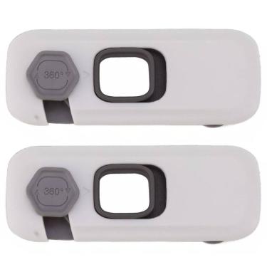 Imagem de Trava de Segurança Porta Geladeira Kit 2 unidades Protege Criança Bebe Fechadura Armario Gaveta Janela Resistente Multiuso