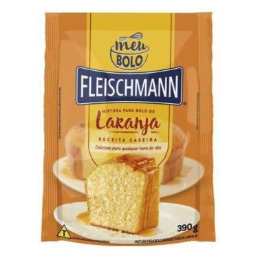 Imagem de Mistura Para Bolo Fleischmann Laranja Pouch 390g