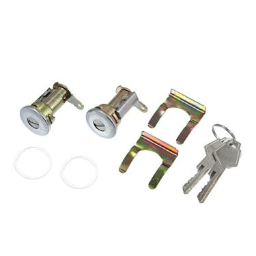 Imagem de X AUTOHAUX 1 conjunto 5070004 cilindro de fechadura de porta de carro com chaves para Dodge B100 1975-1980 para Dodge B150 1981-1989 para D150 D250 W100 W200 W250 W300 W350