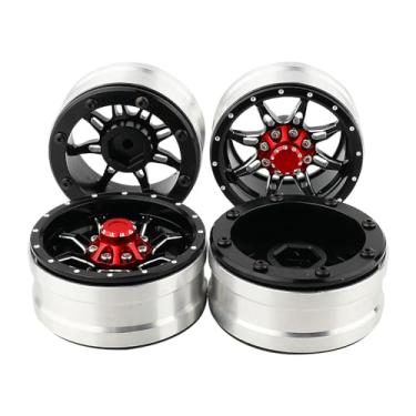 Imagem de Pothyes 1.9 inch Metal Beadlock Wheel Rims Hubs for Axial SCX10 I II III 90046 SCX10 PRO Capra TRX4 RC4WD D90 1/10 RC Rock Crawler Upgrade Part