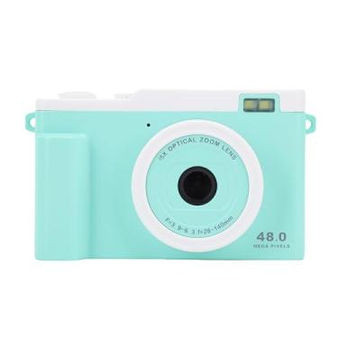 Imagem de Câmera Digital Portátil de Câmera Digital Portátil de 48MP HD 48MP Com 15x de Transferência de Wi -fi de Flash de Zoom óptico LED para Viagem (Verde)