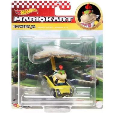 Imagem de Hot Wheels Colecionavel Mario KART com Glider Bowser JR Mattel GVD30