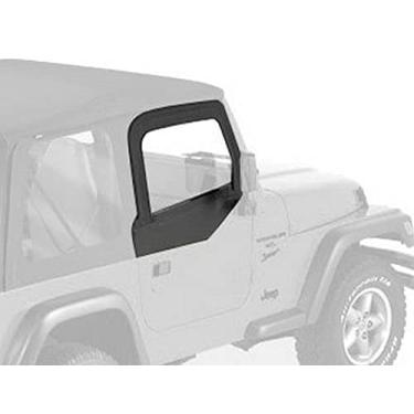 Imagem de Bestop 5179015 Calça jeans preta de tecido superior meia porta para Wrangler 1997-2006