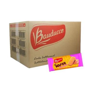 Imagem de Kit 96 Mini Wafer Bauducco Morango E Chocolate, 96x morango