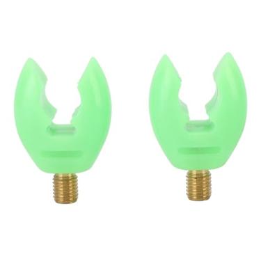 Imagem de 2pcs Butt Grip Haste Rest, Butt Butt Cap Com Excelente Elasticidade para o Suporte do Poste do Suporte da Haste de Pesca (Verde)