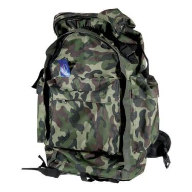 Imagem de Mochila para acampamento tamanho g 55l camping - BellaPesca, Camu