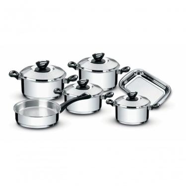 Imagem de Jogo de Panelas Solar Baquelite 6 Peças em Aço Inox