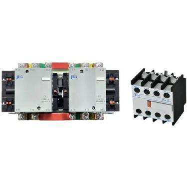 Imagem de Contator intertravado tripolar cjx2-f115n - 115a ( com 2 contatores) 2
