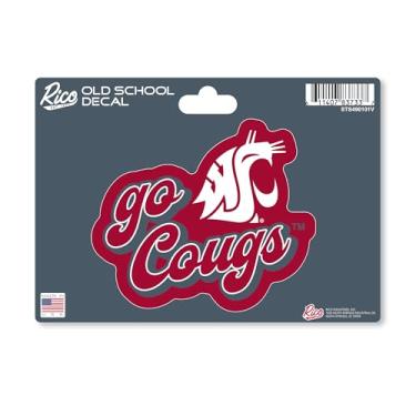 Imagem de Rico Industries NCAA Washington State Cougars - WSU Vintage Look 10 x 15 cm Decalque