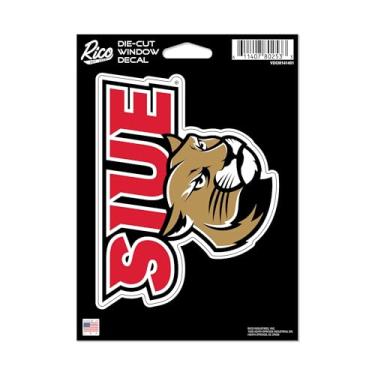 Imagem de Rico Industries Decalque de vinil NCAA Southern Illinois-Edwardsville Cougars 12,7 cm x 17,8 cm - Acessório para carro/caminhão/casa