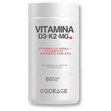 Imagem de Vitamina D3+k2+magnesio-Unissex