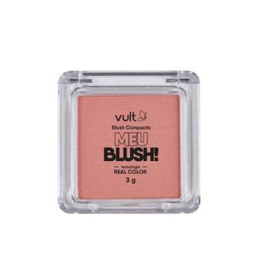 Imagem de Blush Compacto Golden Perolado Vult 3G