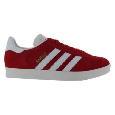 Imagem de adidas Tênis masculino Gazelle Indoor, Better Scarlet/branco puro/vermelho, 40