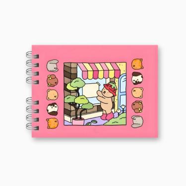 Imagem de Livro De Colorir Capa Dura Bobbie Goods - Rosa