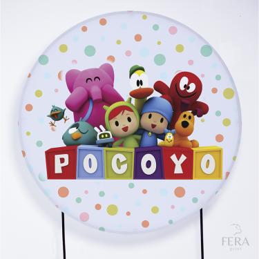 Imagem de Painel Decorativo para Festa 1,80x1,80 metros Vesti Fácil com Elástico Pocoyo - Fera Print