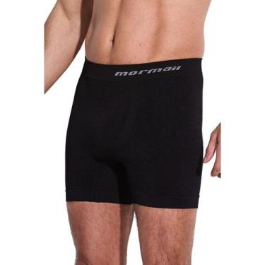 Imagem de Cueca Boxer Box Desenhada Mormaii Secagem Rápida Poliamida, Preto, EG