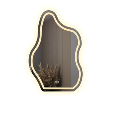 Imagem de Espelho LED 3 Cores Banheiro Organico Touch c/Desembaçador 110V