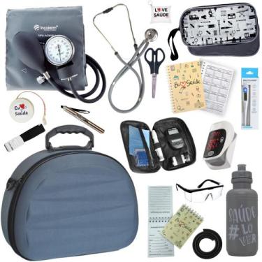 Imagem de Kit Enfermagem Super Luxo Maleta Exclusiva Completo - PA MED/ PREMIUM/