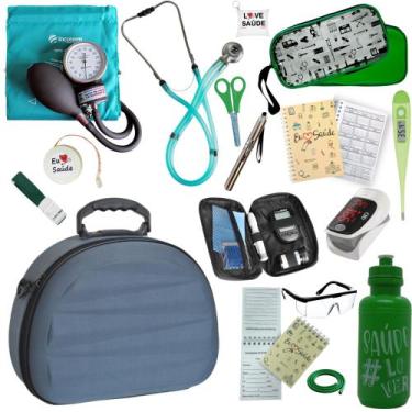 Imagem de Kit Enfermagem Super Luxo Maleta Exclusiva Completo - PA MED/ PREMIUM/