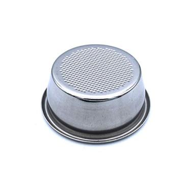 Imagem de Cesta de filtro de café de parede única de 54 mm, 2 xícaras - Aço inoxidável não pressurizado, recipiente de metal sem fundo - reutilizável, lavável - Compatível com máquinas de café Breville - 18/22 g